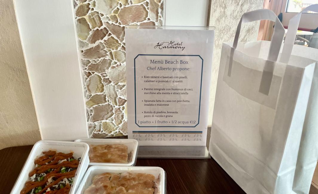 Delicious takeaway menu with fresh and inviting dishes.